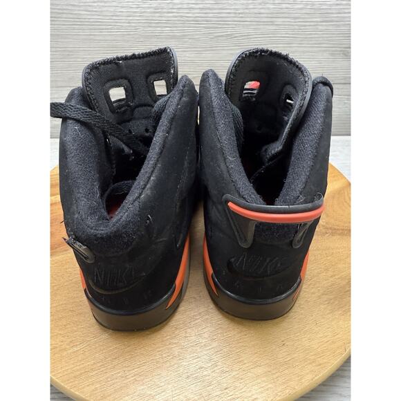 Nike Air Jordan Retro 6 Mid Shoes Black Infrared 384665-060 Women 6.5 - Picture 10 of 15